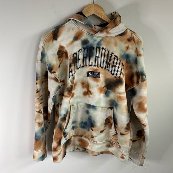 Abercrombie youth unisex tie dye size 15/16 Pullover Sweatshirt hoodie - Picture 1 of 12